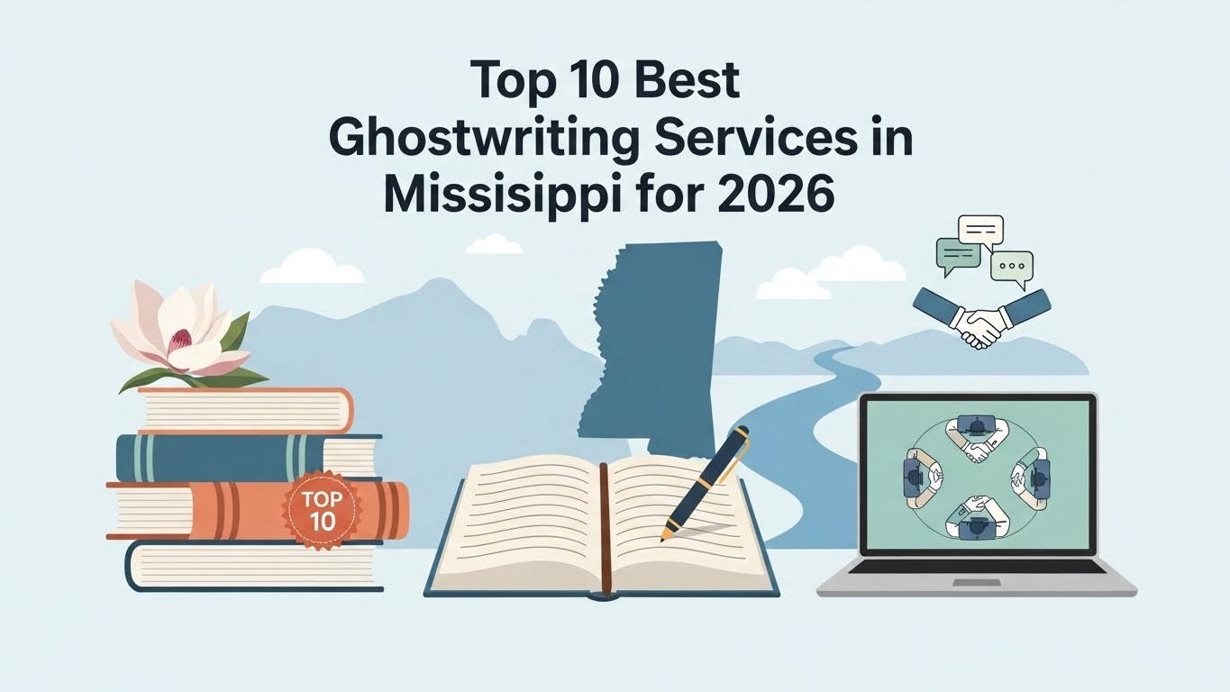 Top 10 Best Ghostwriting Services in Mississippi for 2026