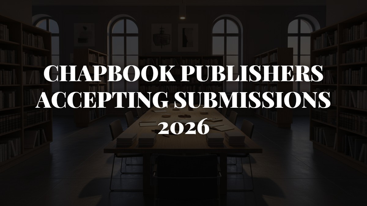 Chapbook Publishers Accepting Submissions 2026