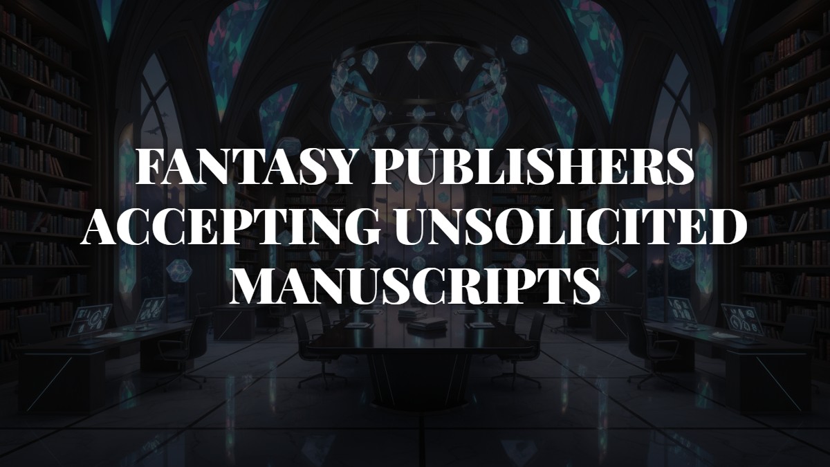 Fantasy Publishers Accepting Unsolicited Manuscripts