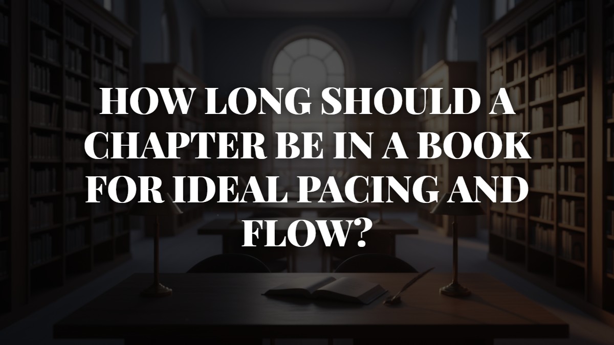 How long should a chapter be in a book for ideal pacing and flow?