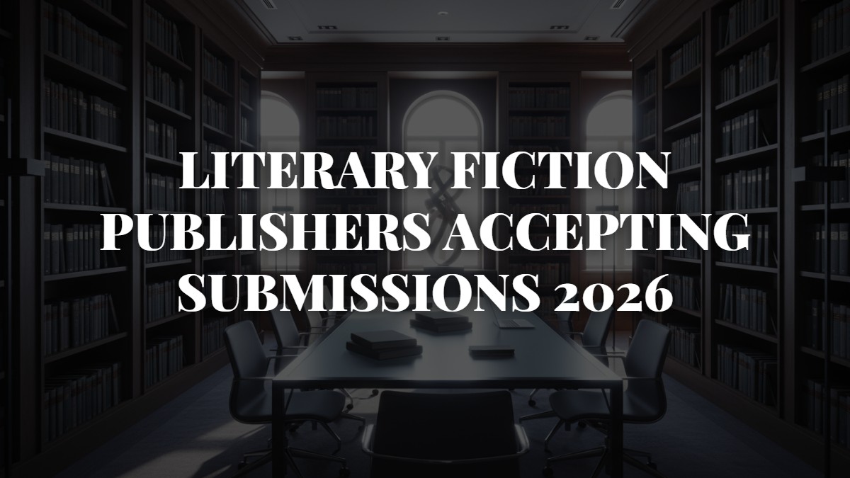 Literary Fiction Publishers Accepting Submissions 2026