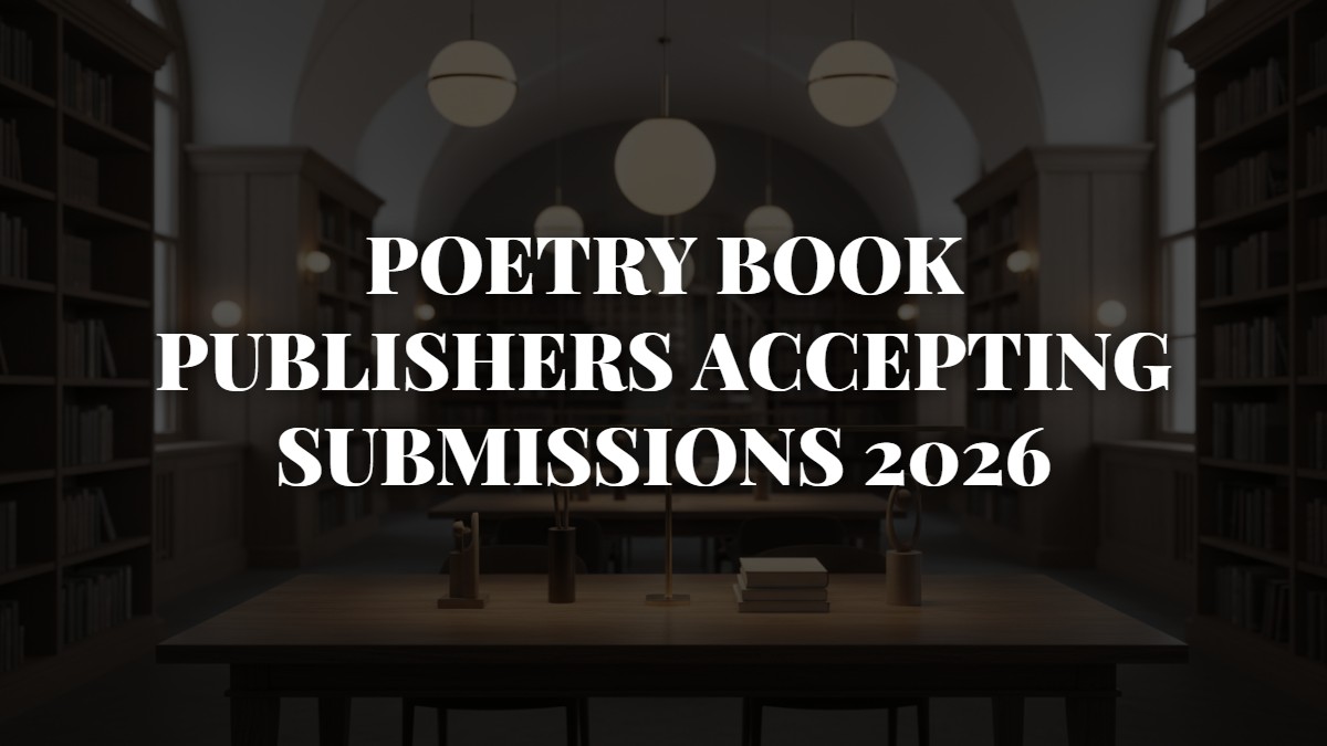 Poetry Book Publishers Accepting Submissions 2026