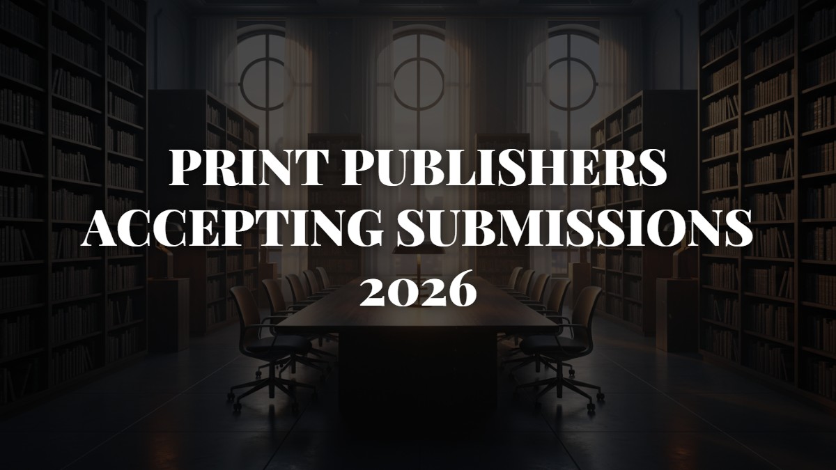 Print Publishers Accepting Submissions 2026