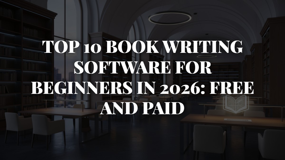 Top 10 Book Writing Software for Beginners in 2026: Free and paid