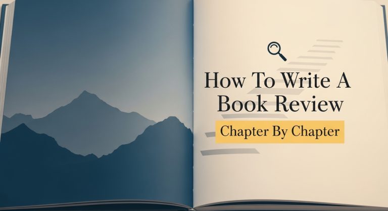 How To Write A Book Review Chapter By Chapter - Imperial Ghostwriting