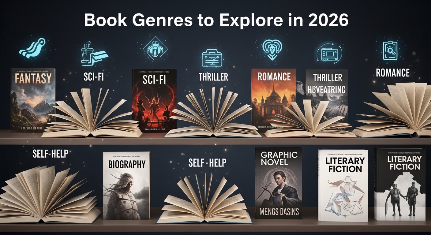 What Are the Different Book Genres to Read and Write in 2026