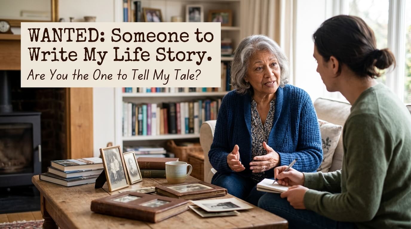 I Want Someone to Write a Book About My Life